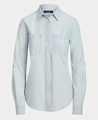 Lauren Ralph Cotton Chambray Shirt