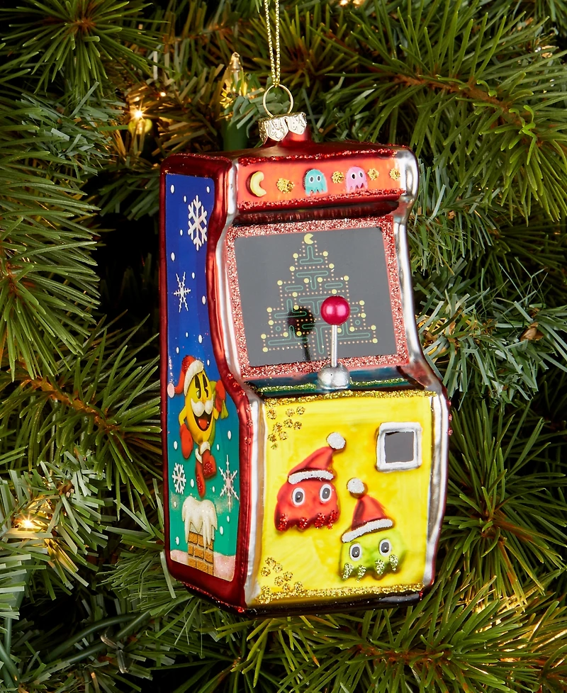 Holiday Lane Eclectic Charm Glass Game Machine Ornament, Macy's Exclusive