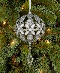 Holiday Lane Jeweled Classics Embellished Ball Ornament, Macy's Exclusive