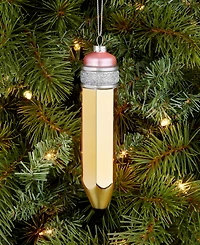 Holiday Lane Eclectic Charm Glass Pencil Ornament, Macy's Exclusive