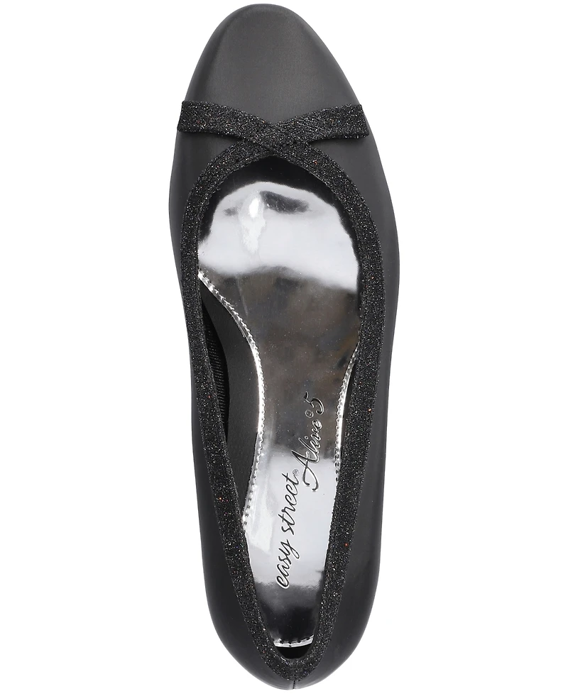 Easy Street Women's Kata Round-Toe Slip-On Pumps