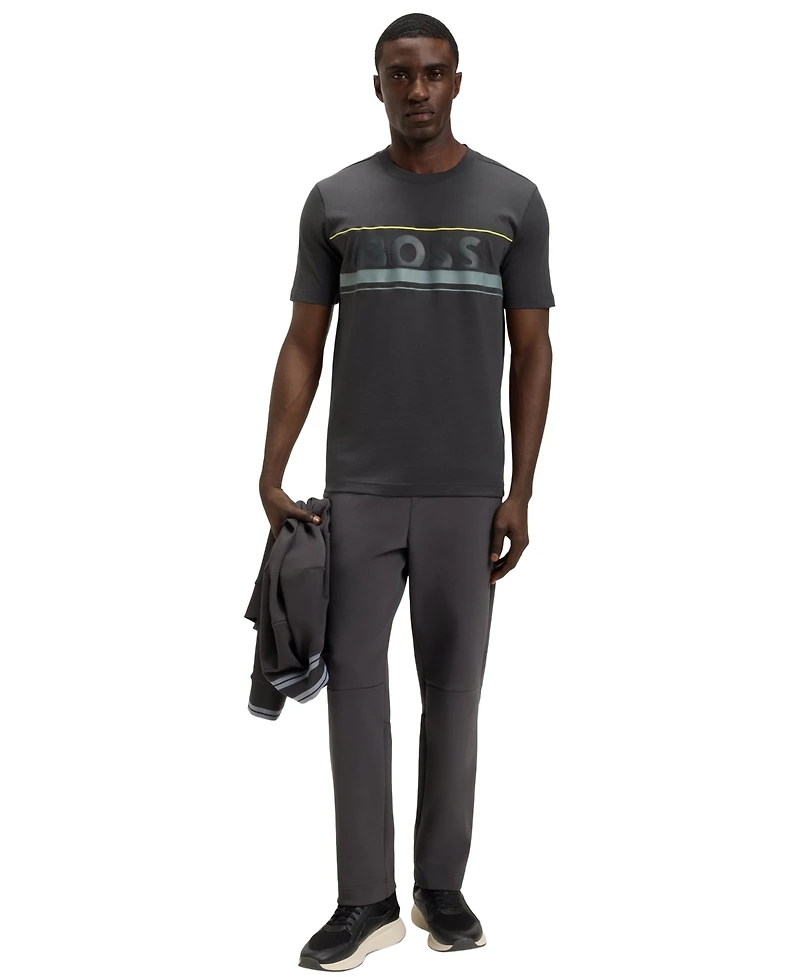 Boss by Hugo Men's Cotton-Jersey Logo T-Shirt