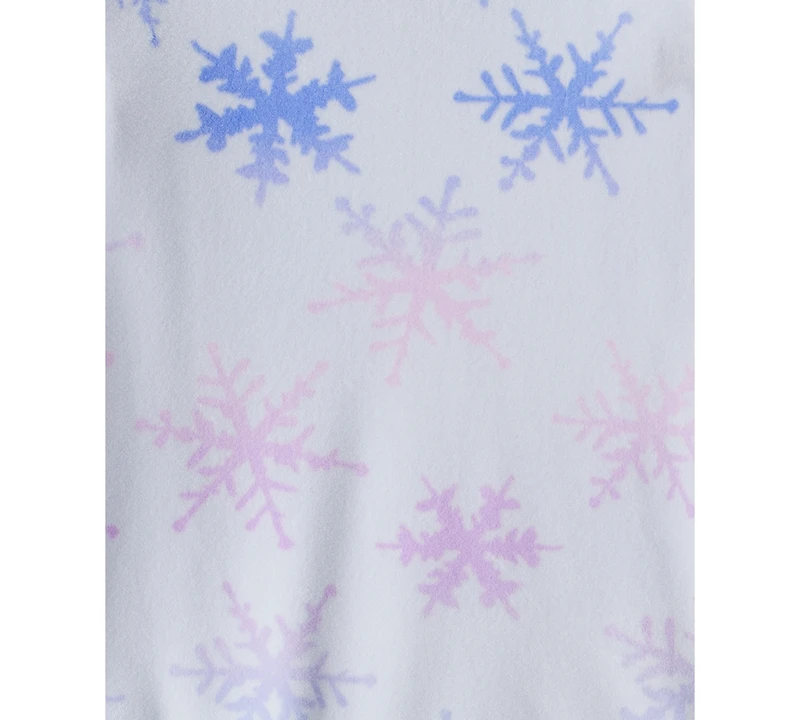 Carter's Toddler Girls Snowflake Tie-Dye Velour Long-Sleeve 2-Piece Pajamas