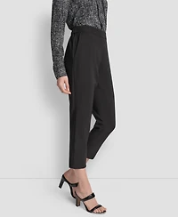 Dkny Women's Mid-Rise Pull-On Cropped Pants, Regular & Petite