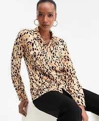 I.n.c. International Concepts Women's Printed Utility Top, Macy's Exclusive