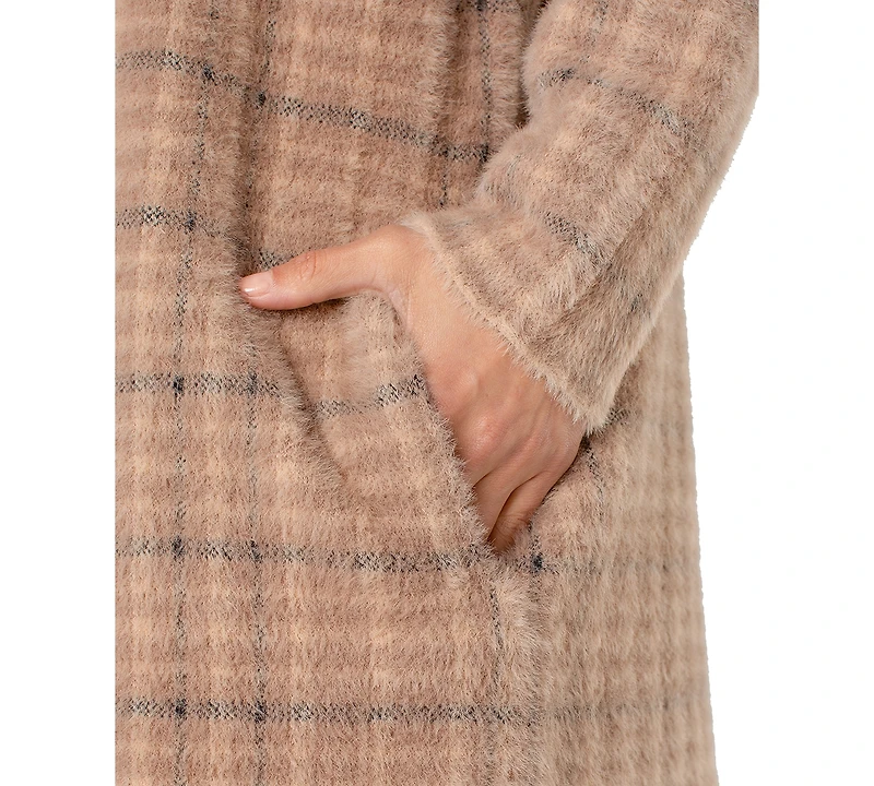 Liverpool Los Angeles Women's Long-Sleeve Open-Front Sweater Coat
