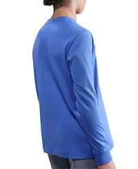 Nike Big Kids Sportswear Logo Embroidered Long-Sleeve T-Shirt