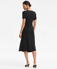 I.n.c. International Concepts Women's Side-Ruched Dress, Macy's Exclusive