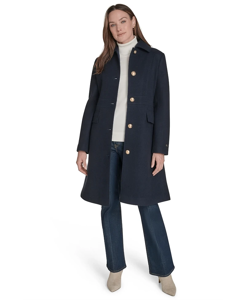 Tommy Hilfiger Women's Single-Breasted Coat, Created for Macy's