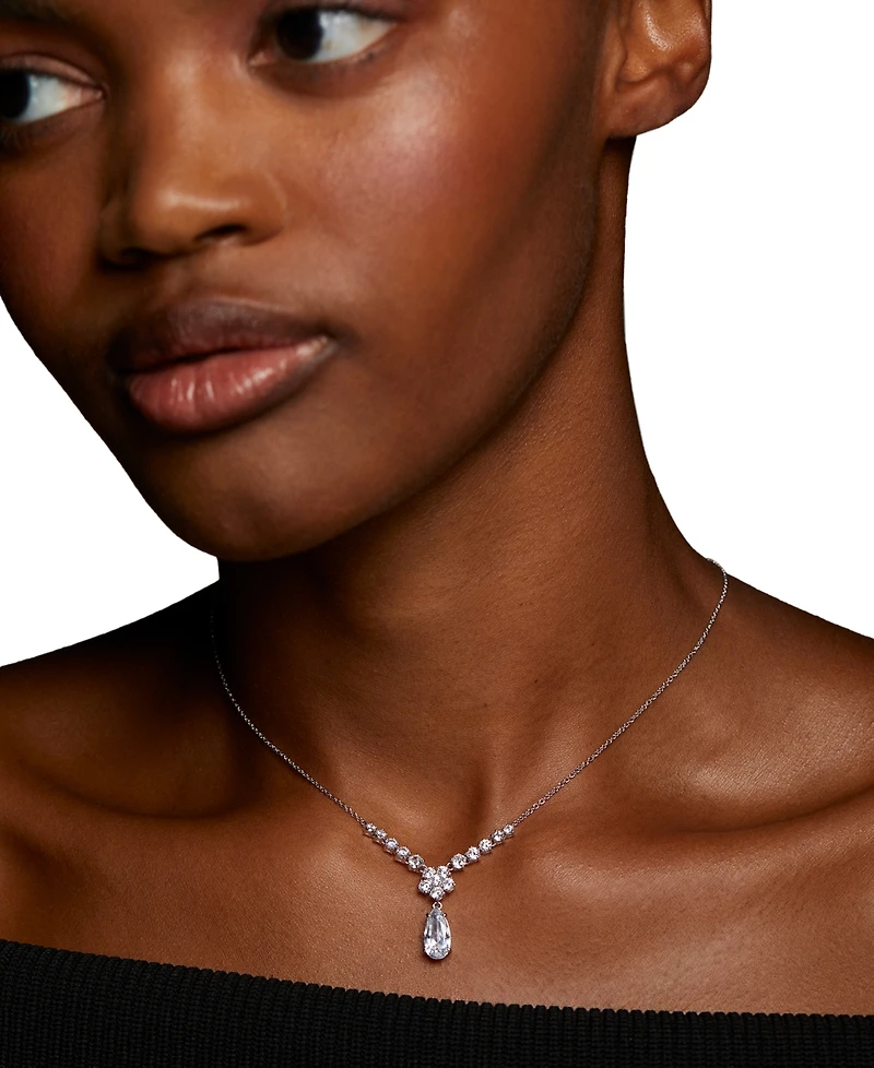 Eliot Danori Cubic Zirconia Lariat Necklace, 16" + 2" extender, Exclusively at Macy's