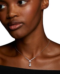 Eliot Danori Cubic Zirconia Lariat Necklace, 16" + 2" extender, Exclusively at Macy's