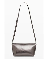 Desigual Women's Medium metallic flap bag with 3D logo