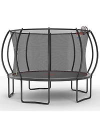 Streamdale Furniture 12FT trampoline Pumpkin- Black Red