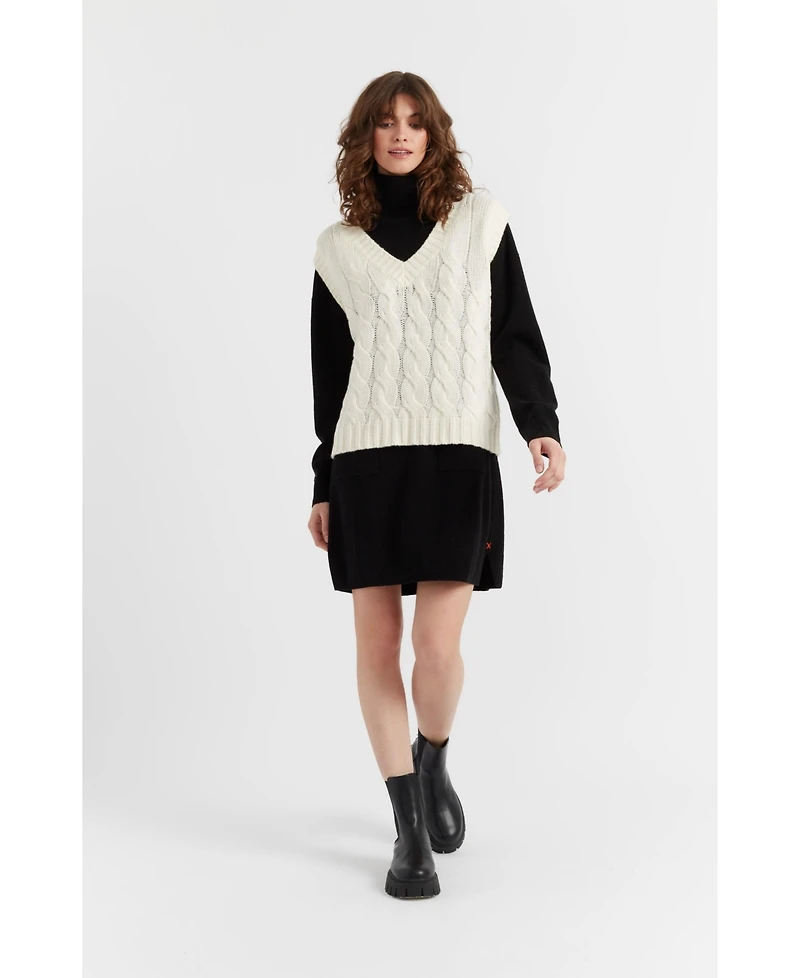 Chinti & Parker Women's Cashmere Rollneck Dress