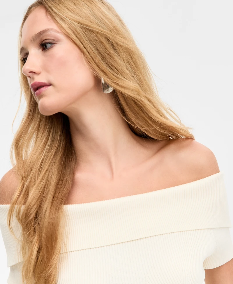 I.n.c. International Concepts Women's Off-The-Shoulder Sweater, Macy's Exclusive