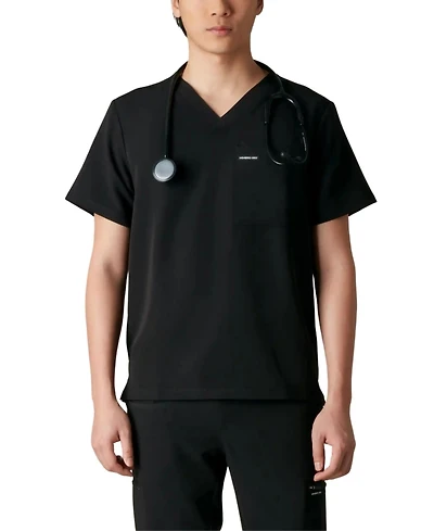 Members Only Men's Brighton 3-Pocket Scrub Top for Men