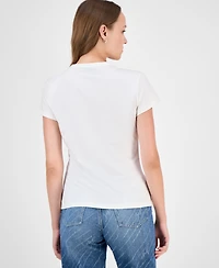 Boss Orange Women's Cowboy Hat Graphic T-Shirt