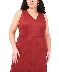 Vince Camuto Plus Sleeveless V-Neck Midi Dress
