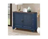 40" Bathroom Cabinet Console Table with Adjustable Storage Shelf