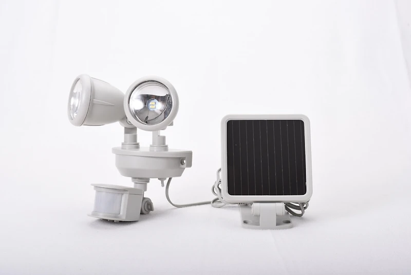 Maxsa Innovations Solar-powered Dual-head Led Security Spotlight