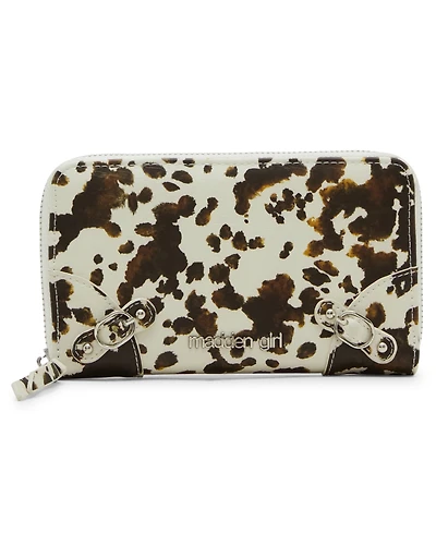 Madden Girl Nyra Polyurethane Zipper Wallet