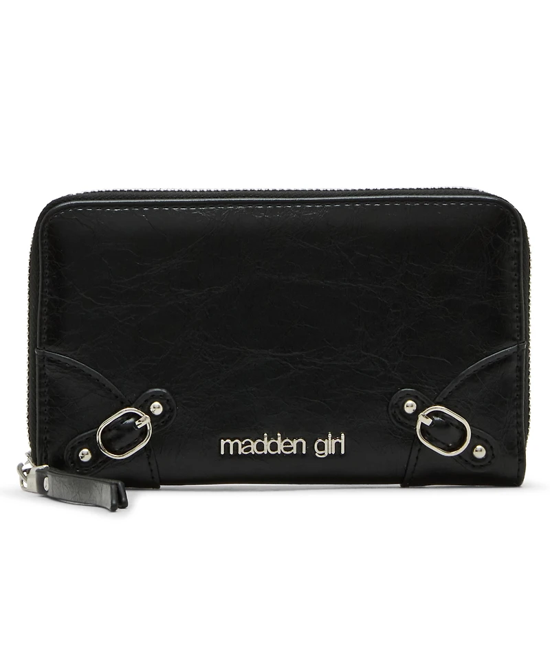 Madden Girl Nyra Polyurethane Zipper Wallet