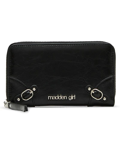 Madden Girl Nyra Polyurethane Zipper Wallet