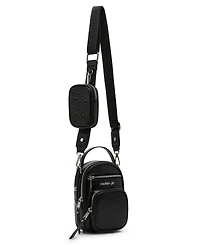 Madden Girl Blakec Crinkle Zipper Crossbody Bag