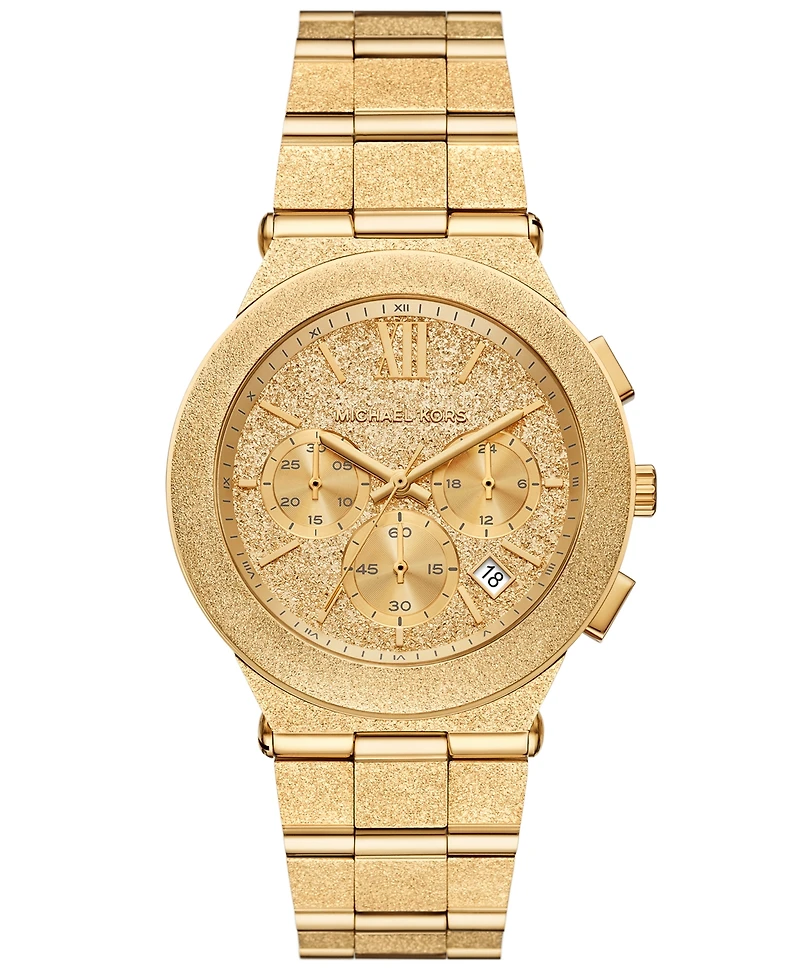 Michael Kors Women's Billie Chronograph Gold-Tone Stainless Steel Watch, 40mm