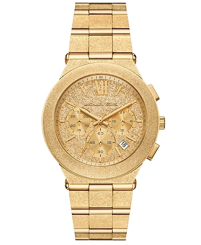 Michael Kors Women's Billie Chronograph Gold-Tone Stainless Steel Watch, 40mm