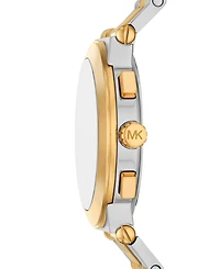 Michael Kors Men's Billie Chronograph Two-Tone Stainless Steel Watch, 44mm