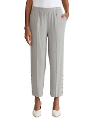 Kasper Women's High Rise Cropped Pull-On Pants