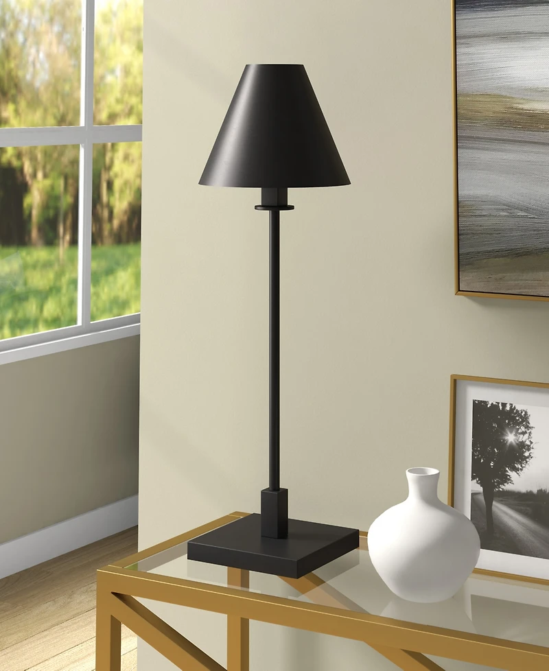 Hudson & Canal Clement 28" Metal Table Lamp with Metal Shade