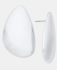 I.n.c. International Concepts Rhodium Teardop Stud Earrings, Macy's Exclusive