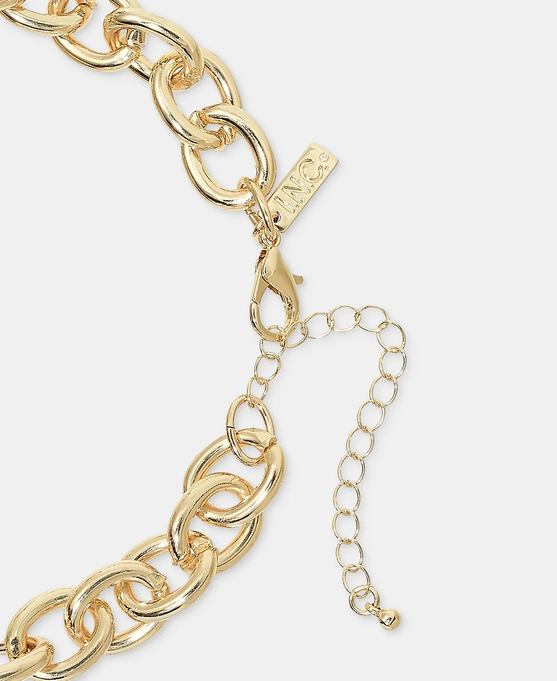 I.n.c. International Concepts Twist Chain Toggle Necklace, Macy's Exclusive