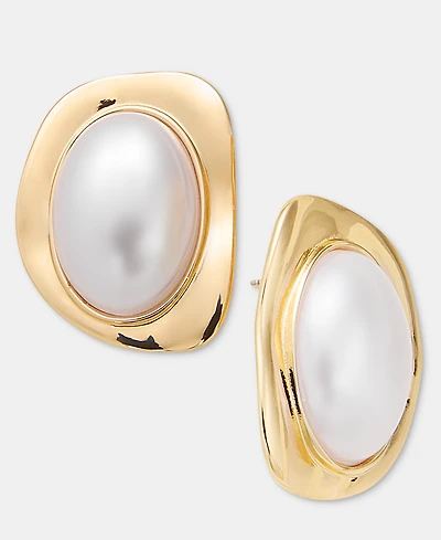 I.n.c. International Concepts Faux-Pearl Stud Earrings, Macy's Exclusive