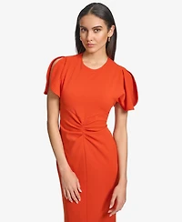 Calvin Klein Women's Scuba Crepe Sheath Dress