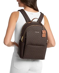 Michael Michael Kors Sable Small Logo Multifunction Backpack