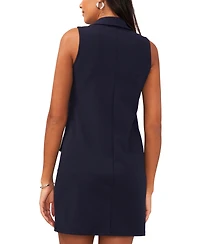 Msk Women's Sleeveless Grommet Pocket Shift Dress