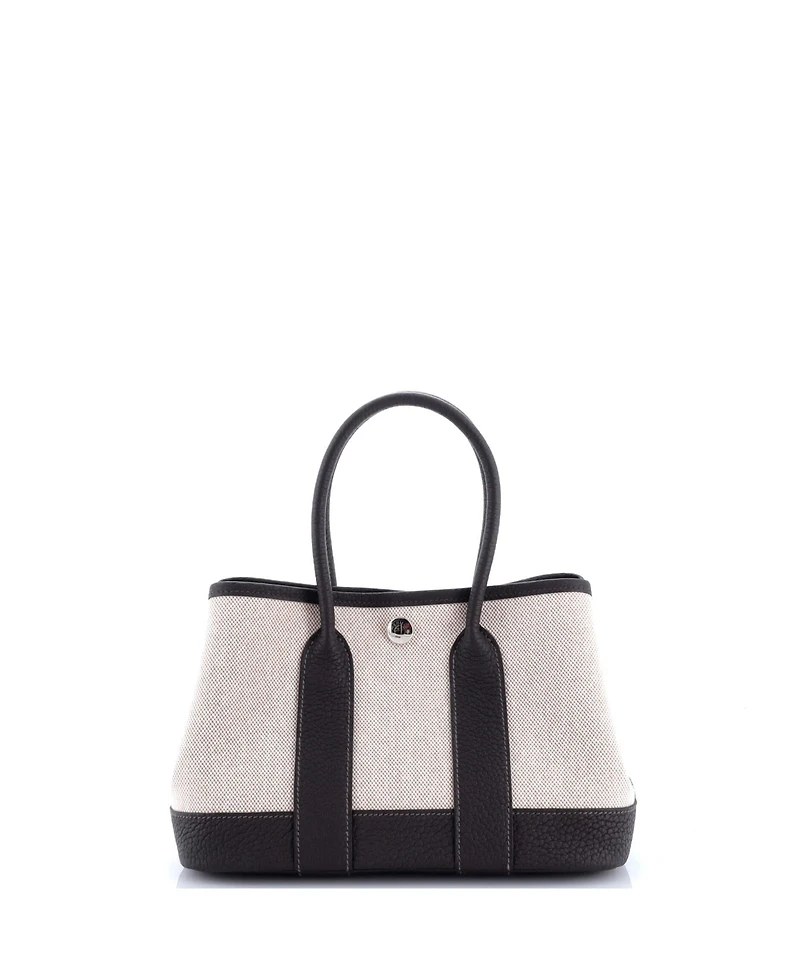 Pre-Owned Hermes 23 Neo Garden Tote Toile and Leather