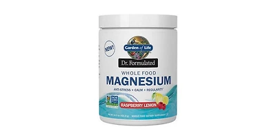 Garden of Life Dr. Formulated Magnesium Powder, Raspberry Lemon, 14.9 Oz