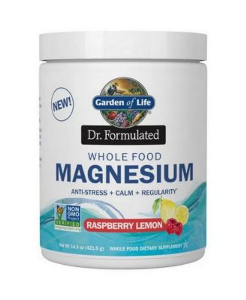 Garden Of Life Dr. Formulated Magnesium Powder Raspberry Lemon 14.9 Oz