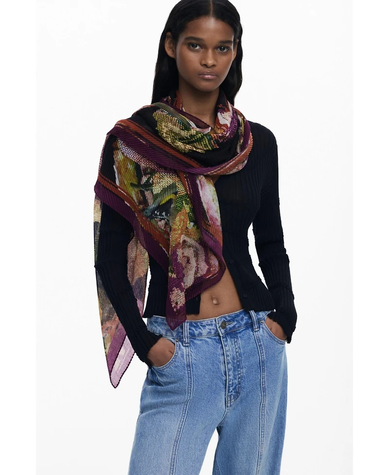 Desigual Women's Scarf designed by Mr. Christian Lacroix