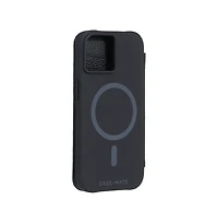 Case-Mate Wallet Folio MagSafe Case for Apple iPhone 15 / iPhone 14 / iPhone 13-Black