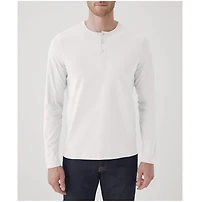 Pact Men's Organic Cotton Softspun Long Sleeve Henley
