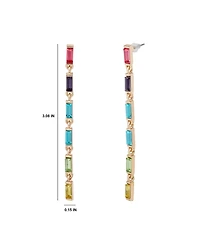 BCBGeneration Rainbow Linear Drop Earrings