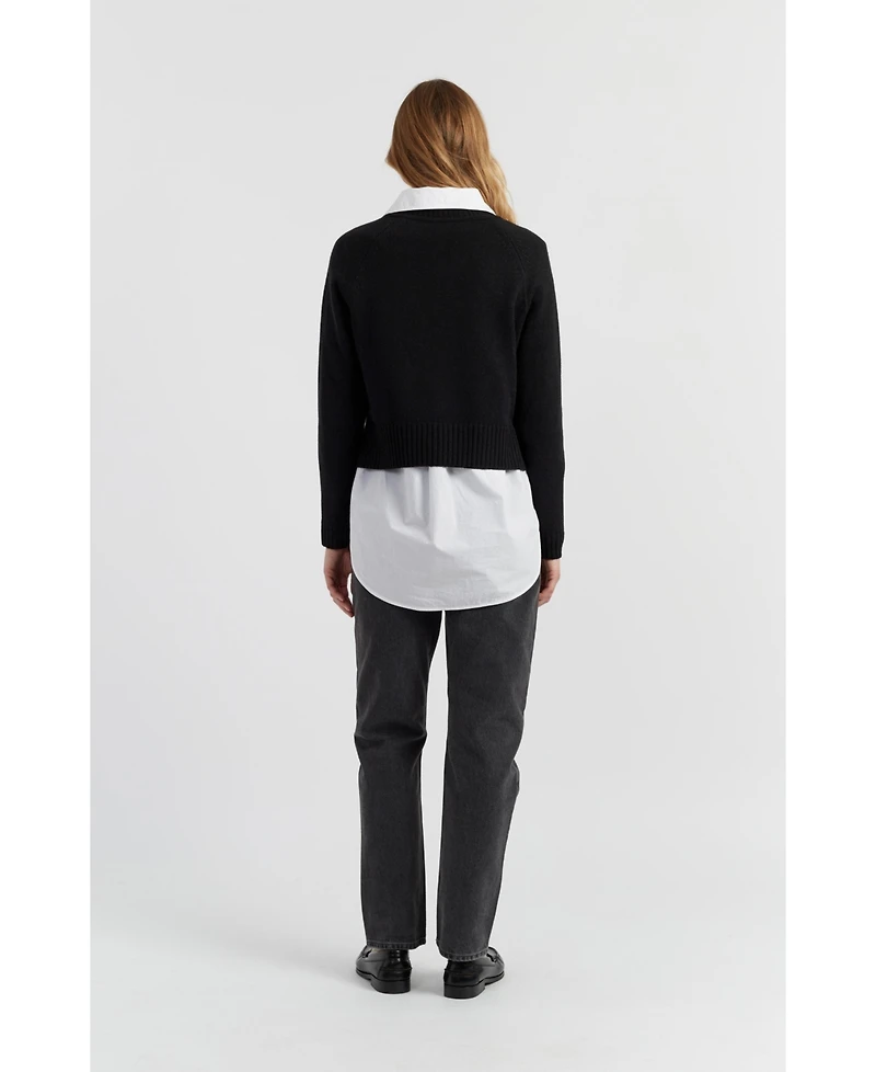 Chinti & Parker Women's Pure Cashmere V-Neck Sweater