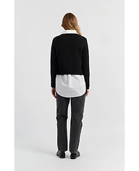 Chinti & Parker Women's Pure Cashmere V-Neck Sweater