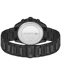 Lacoste Men's Boston Black Ionic Plated Stainless Steel Bracelet Watch, 42mm