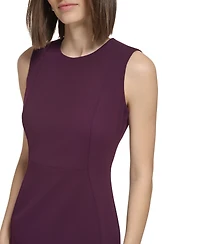 Calvin Klein Women's Crewneck Sleeveless Sheath Dress